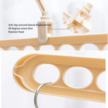 Cargar imagen en el visor de la galería, Colgador multifuncional para colgar ropa, Perchero de almacenamiento Horizontal y Vertical de doble uso para armario, ahorro de espacio MOD 1088
