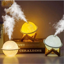 Cargar imagen en el visor de la galería, Purificador de niebla con USB, lámpara de Luna y Estrella, difusor de Aroma ultrasónico de aceites esenciales, humidificador de aire completo para el hogar y la habitación mod JSQ334 - mychinashop.com
