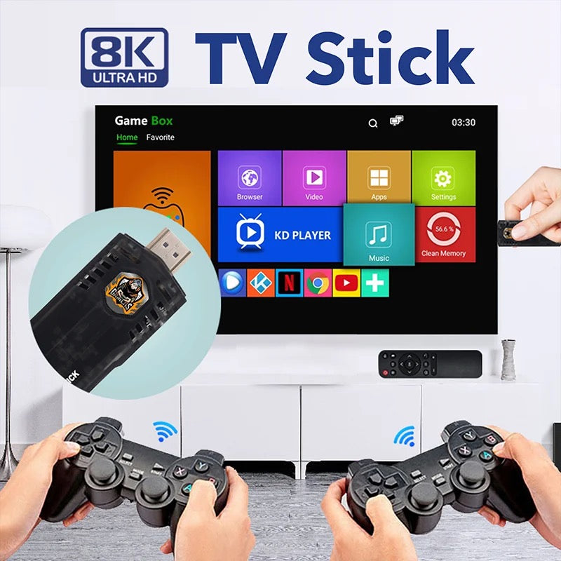 TV BOX -consola de videojuegos Retro X8 4K, 2023 juegos, 64 GB, 10000 juegos instalados, Android TV Box, sistema Dual, controlador inalámbrico MOD X8