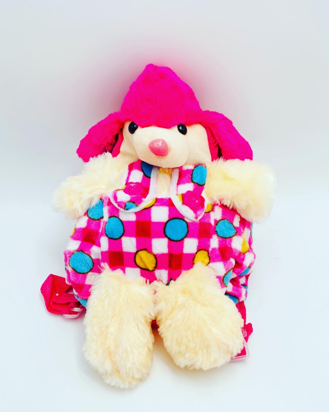 Mochila peluche animales 30x26x12 MOD A-14