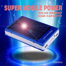 Cargar imagen en el visor de la galería, Luz de Camping portátil con carga Solar, linterna LED con función de Banco de energía, 20,000 mah MOD5800

