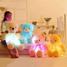 Cargar imagen en el visor de la galería, Oso de peluche luminoso para niños y niñas, muñeco de peluche 80cm MOD oso 80
