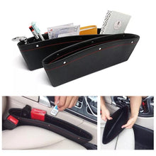 Cargar imagen en el visor de la galería, AUTOYOUTH asiento bolsillo coche Gap Filler consola Caddy Catcher artículo PU cuero caja de almacenamiento de coche lateral de asiento bolsillo  ZH-11 - mychinashop.com
