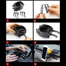 Cargar imagen en el visor de la galería, Soporte de teléfono móvil para samsung huawei xiaomi iphon con taza de agua y salida de aire acondicionado para coche multifunción Mod zJ53 - mychinashop.com
