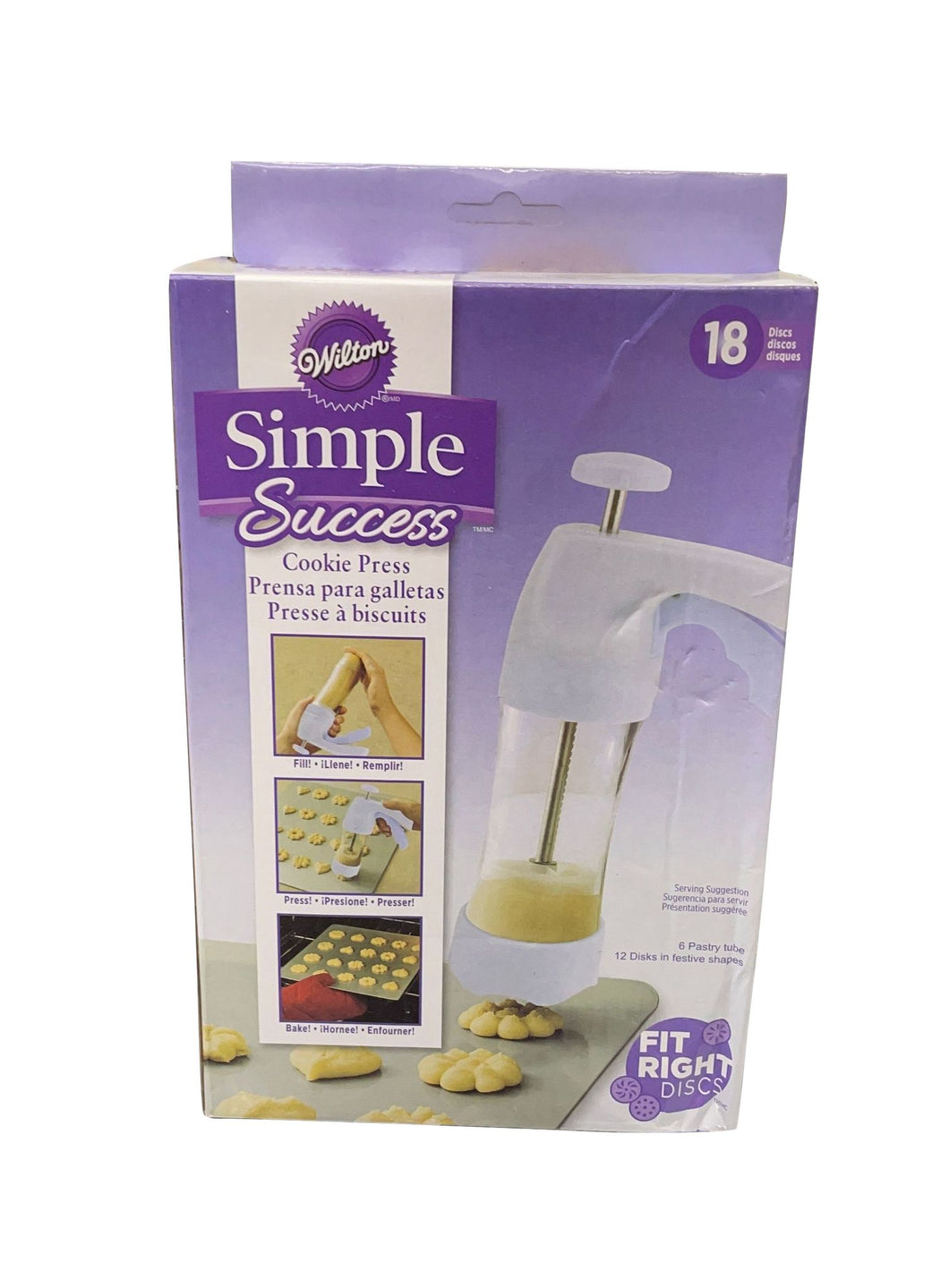Pistola  de decoración de galletas de plástico, prensa para galletas, conjunto de utensilios de horneado para repostería, molde de paja MOD GH5219