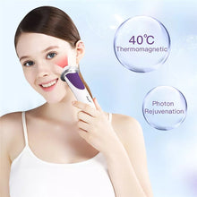 Cargar imagen en el visor de la galería, Removedor de arrugas faciales 5 en 1, instrumento de belleza de radiofrecuencia, microcorriente para reparación Facial, herramienta de limpieza de poros para el hogar
