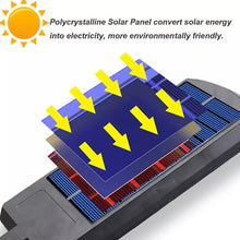 Cargar imagen en el visor de la galería, Luz Solar 128 COB para exteriores, farola impermeable con Sensor infrarrojo, Sensor de movimiento, luz con Control remoto inteligente.  W755-3
