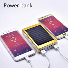 Cargar imagen en el visor de la galería, Luz de Camping portátil con carga Solar, linterna LED con función de Banco de energía, 20,000 mah MOD5800
