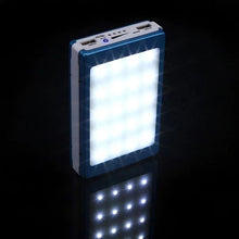 Cargar imagen en el visor de la galería, Luz de Camping portátil con carga Solar, linterna LED con función de Banco de energía, 20,000 mah MOD5800
