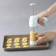 Cargar imagen en el visor de la galería, Pistola  de decoración de galletas de plástico, prensa para galletas, conjunto de utensilios de horneado para repostería, molde de paja MOD GH5219

