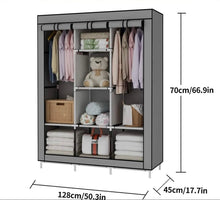 Cargar imagen en el visor de la galería, Ropero Rack Closet Armable  Guradaropa Recamara Organizacion MOD88130
