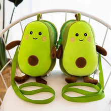 Cargar imagen en el visor de la galería, Bolso de hombro de felpa para niños, bolso de mensajero de aguacate, llaves, monedero, Mini bolso de princesa, lindo, niños, niñas, nueva moda MOD 878-A55
