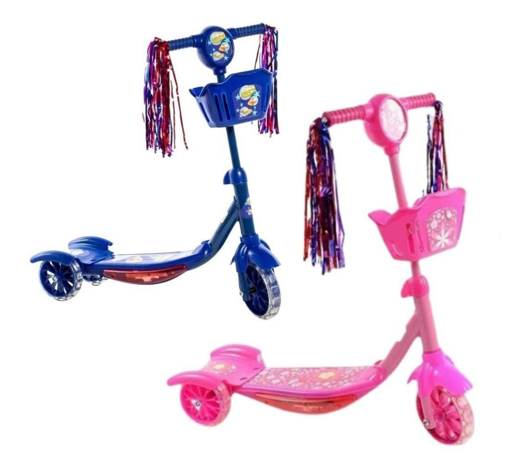 Patin con luz Scoter infantil 2-4 años MOD Y-TC006