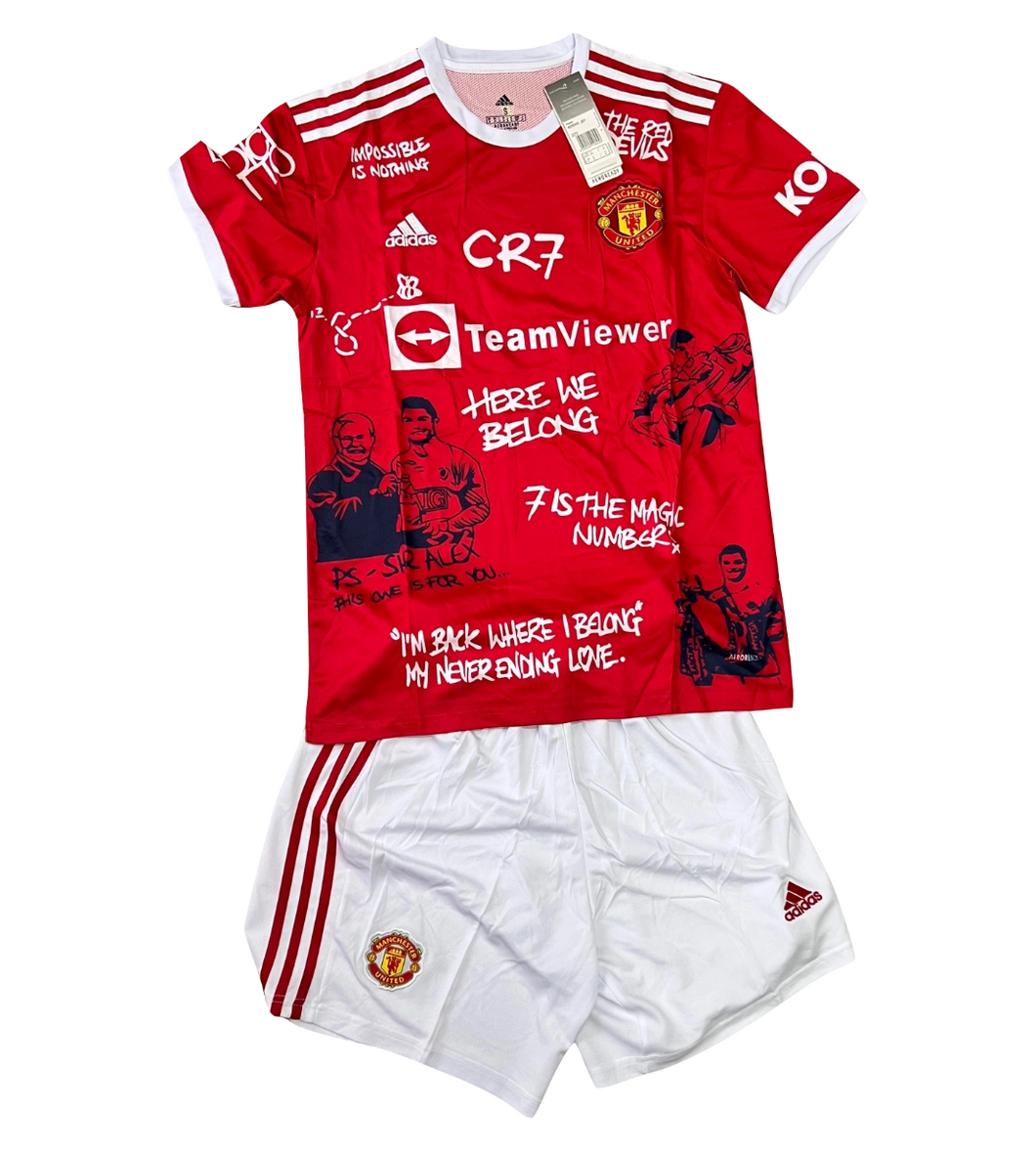 Juego de playera con short fútbol MOD MANCHESTER GRAFITI