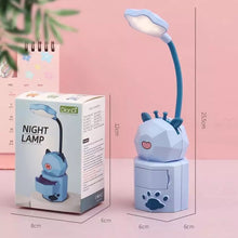Cargar imagen en el visor de la galería, Lámparas de decoración con carga USB para niños, lámpara de mesa LED de dibujos animados creativos, protección ocular para lectura y dormitorio de estudiantes, luz nocturna
