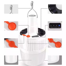 Cargar imagen en el visor de la galería, Bombillas LED para lámpara 30W50W100W luz solar bombilla portátil para camping al aire libre luz Led DC carga rápida alto brillo - mychinashop.com

