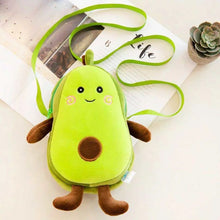 Cargar imagen en el visor de la galería, Bolso de hombro de felpa para niños, bolso de mensajero de aguacate, llaves, monedero, Mini bolso de princesa, lindo, niños, niñas, nueva moda MOD 878-A55
