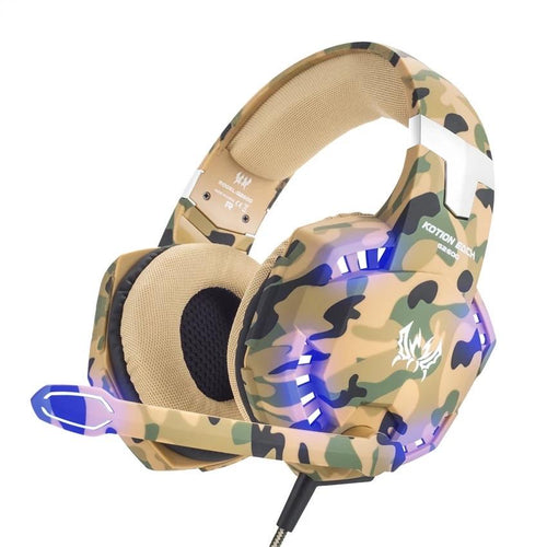 KOTION  Mod G2600 3,5mm auriculares Gaming Headset Gamer PC Headphhone Gamer auriculares estéreo para juegos con micrófono Led para la computadora - mychinashop.com