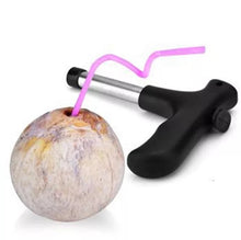 Cargar imagen en el visor de la galería, Abridor de fruta de Coco de acero inoxidable para cocina, herramienta de perforación para fiesta, utensilios de Coco, accesorios de cocina  MOD ADU400077

