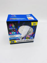 Cargar imagen en el visor de la galería, Foco ICOCO LED 6W bombilla giratoria con doble cabeza lámpara de escenario mágico modelo VL-041  Disco giratorio de doble cabeza LED colorida Luz de escenario en venta - mychinashop.com
