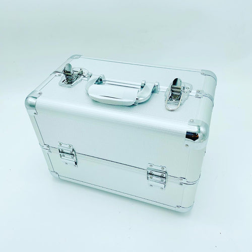 Estuche de cosméticos profesional  34x23x22 portátil de gran capacidad, bolsa de maquillaje de mano, a la moda, almacenamiento multicapa, caja de belleza MOD CX7458 - mychinashop.com