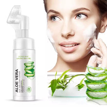 Cargar imagen en el visor de la galería, Espuma limpiadora Limpiador Facial, Limpieza Profunda, productos de belleza y cuidado de la piel de las mujeres 150 ml ALOE VERA MOD MM2106-6755
