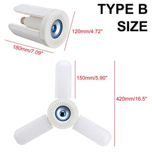 Cargar imagen en el visor de la galería, Foco con bocina iluminación regulable RGB música lámpara E27 luz Led para garaje Deformable Luz de techo con Altavoz bluetooth Control remoto Mod BL-023 - mychinashop.com
