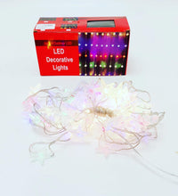 Cargar imagen en el visor de la galería, Luces  de estrella de nieve para árbol de Navidad, guirnalda de luces Led de 10M, 50Led, para fiesta, boda, jardín, decoraciones navideñas MOD SDD151
