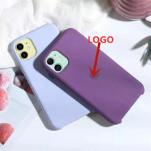 Cargar imagen en el visor de la galería, Colorido de silicona líquida estuche para teléfono suave para iPhone 11 iPhone 11 Pro iPhone 11 Pro Max iPhone X XR XS MAX 7 7 6 6S más caso estuche 360 - mychinashop.com
