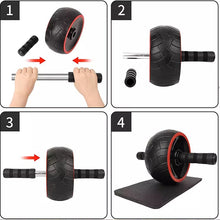 Cargar imagen en el visor de la galería, Rueda para entrenamiento muscular, entrenador Abdominal para Fitness
