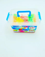 Cargar imagen en el visor de la galería, Set MODEL SAND Arena mágica educativa de colores para niños , moldes y  pala
