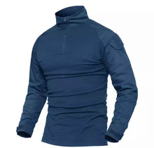 Cargar imagen en el visor de la galería, Camisetas de senderismo tácticas para hombre, camisa de manga larga de camuflaje militar, transpirable, de secado rápido, para caza y escalada al aire libre,
