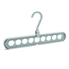 Cargar imagen en el visor de la galería, Colgador multifuncional para colgar ropa, Perchero de almacenamiento Horizontal y Vertical de doble uso para armario, ahorro de espacio MOD 1088
