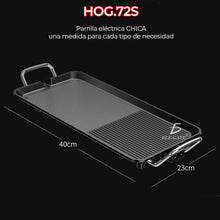 Cargar imagen en el visor de la galería, Parrilla eléctrica para barbacoa, horno antiadherente, multifuncional, sin humo, para el hogar, Aire libre, Control inteligente de temperatura, SK04 MOD HOG 72S
