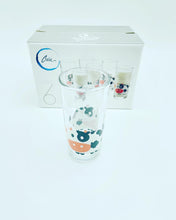 Cargar imagen en el visor de la galería, Set 6 pz de vasos de vidrio MOD CRISA
