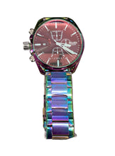 Cargar imagen en el visor de la galería, Reloj de acero inoxidable cronológico con fechador resistente al agua BELLEDA
