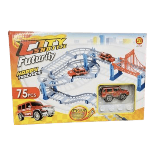 Pista de carro 4x4 city shuttle MOD JY565