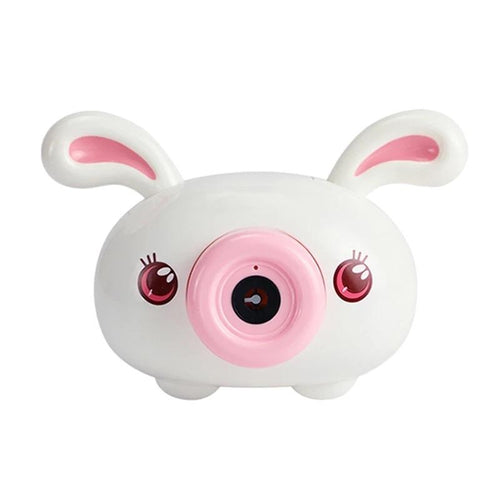 Divertida y bonita cámara de dibujos animados para niños, máquina de burbujas para bebés, máquina de burbujas automática para exteriores, regalo sorpresa para juguetes de baño - mychinashop.com