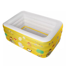 Cargar imagen en el visor de la galería, Piscina inflable para niños, piscina extraíble para interiores y exteriores, bañera infantil 143x100x70 MOD TOY133
