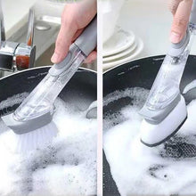 Cargar imagen en el visor de la galería, Cepillo de limpieza de cocina multifunción, mango largo de plástico, práctico, 2 en 1, cepillo utensilios de cocina MOD GH4541
