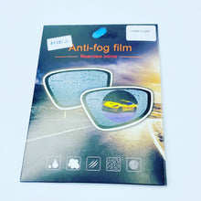 Cargar imagen en el visor de la galería, 1 par de espejo retrovisor para coche, película transparente antiniebla, película protectora antideslumbrante, pegatina para coche Mod M002
