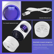 Cargar imagen en el visor de la galería, Lámpara Ultravioleta antimosquitos, luz nocturna LED USB, trampa para insectos, repelente de mosquitos sin radiación, sala de estar, dormitorio, estudio MOD MTY-01
