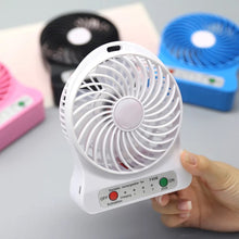 Cargar imagen en el visor de la galería, Miniventilador usb súper silencioso, ventilador doble para el hogar y la Oficina, escritorio silencioso
