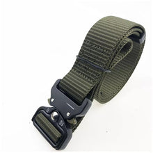 Cargar imagen en el visor de la galería, Cinturón militar de nailon táctico para hombre, correa de cintura de combate para entrenamiento de caza al aire libre con hebilla de Metal resistente, alta calidad - mychinashop.com
