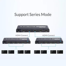 Cargar imagen en el visor de la galería, Multiplicador HDMI 4 canales 4K x 2k 1080P HDMI Splitter 4K 60Hz HDMI Splitter 1x4 HDMI2.0 1 en 4 convertidor de vídeo para PS4 DVD STB PC salida a 4 Monitor de TV - mychinashop.com
