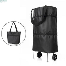 Cargar imagen en el visor de la galería, Bolsa de compras plegable, organizador de compras de verduras, portátil, con ruedas ,carrito de mandado
