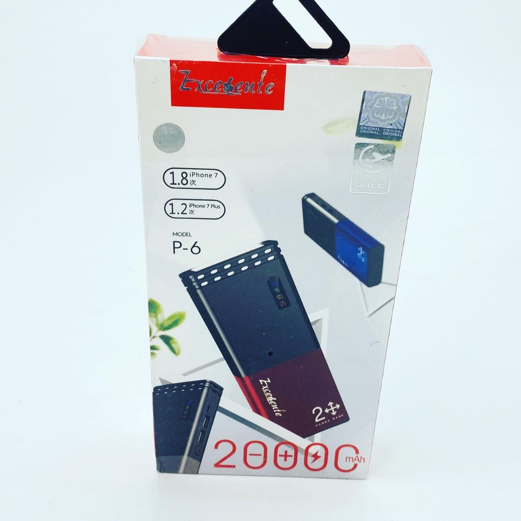 Power bank linterna 20000 mah