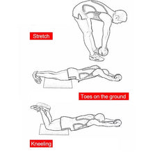 Cargar imagen en el visor de la galería, Rodillo portátil de abdominales sin ruido, entrenador elástico para brazo.   DEP.07.18SL
