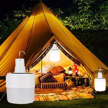 Cargar imagen en el visor de la galería, Bombillas LED para lámpara 30W50W100W luz solar bombilla portátil para camping al aire libre luz Led DC carga rápida alto brillo - mychinashop.com
