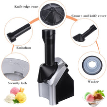 Cargar imagen en el visor de la galería, Máquina de helado todo en uno eléctrica Manual, máquina de helado de frutas eléctrica para el hogar, Mini máquina para hacer helados MOD 15675
